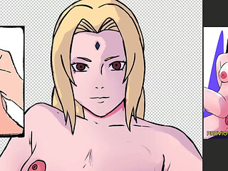 Futanari Tsunade Sitting with Giant Leaking Cock Dripping Cum - 10 Minute JOI Instructions for You to Edge and Cum Hard
