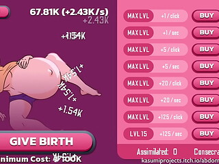 MORE CLICK TO GROW HIS BELLY
