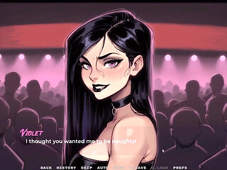My New Girlfriend Taboo Hentai Game Ep.42 My Topless GF Tease the Bar Crowd!
