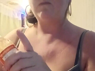 Goddess Eating Pizza