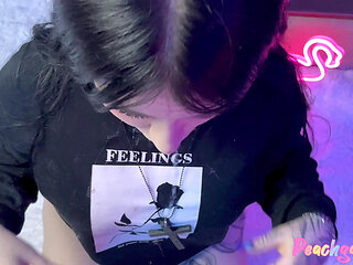 Very Slobbery Deepthroat From My 19 Years Old Girl