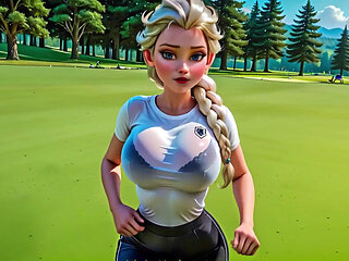 Golf Girl -ai Generated-