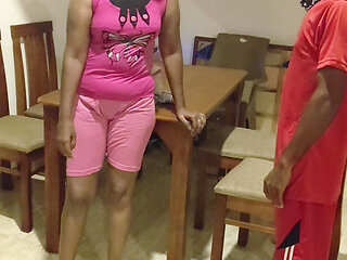 A Food Delivery Boy Fucks a Desperate Widow