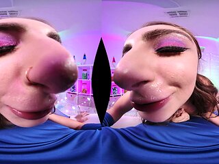 Sexy Teen Brunette Chick Handjobs POV
