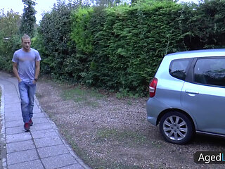 Two British Matures Fucking with Boy