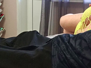 high-quality blowjob from stepmom with cum swallowing