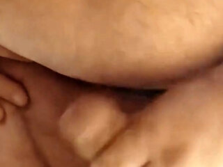 Daddy's Balls Bounce While Jerks off