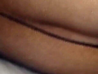 Ass in Pantyhose Being Rubbed with It