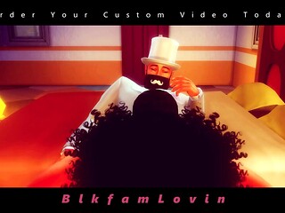 Kratos gets a sloppy BJ from his sexy ebony Sims 4 wife