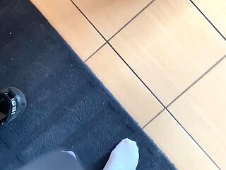 Walking in White Socks