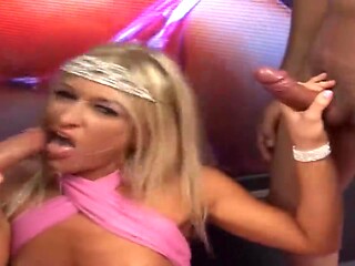 Light-haired Stunner Thumbs and Inhales to Filthy Facial cumshot Climax