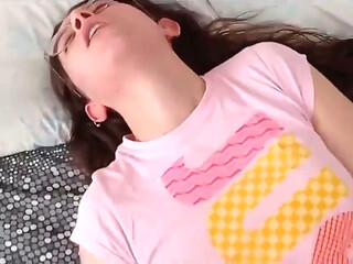 18yo Panties Fuck Destroyed Assjob with Creampie Pussy