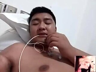 Chinese guy on webcam