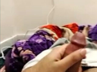 My Stepmom helps me to get Jerksoff and i cum Enjoy Moment