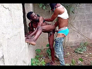 Handsome Homie Guys Caught Seen in the Bush Having Sex