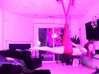 Amateur striptease and Solo masturbation