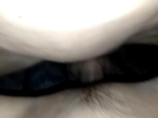 Geek girl in glasses fucking in doggy position