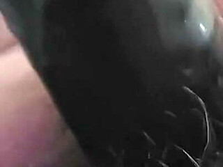 Cripplefreak4u Upclose of Fucking Machine on Ass and Pussy