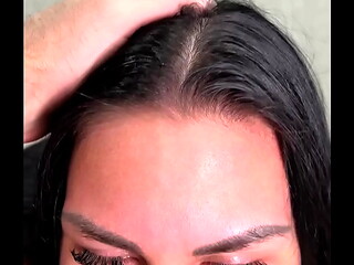 After A Week Without Sex MILF Rides Hard And Swallows Cum