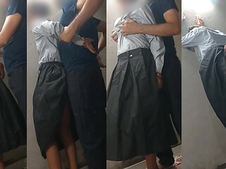 Step brother caught his step sister alone and take advantage.teenager enters her stepbrother's room to have sex after school