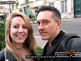 French anal creampie in Paris during first date fuck: Emmanuelle Worley - WolfWagner