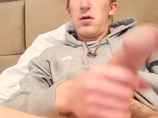 Skinny Lad with Tight Arse Massive Cock