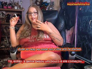 Brazilian BBW MILF Goddess Smoking Telling It All