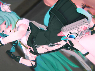 [nte] Mint's Containment Breach: Bound Catgirl & POV Threesome DP (4k/60fps)