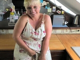 Boris Schwarz Fucks Hairy MILF in Kitchen - Blonde German Housewife Gets Cum on Pussy