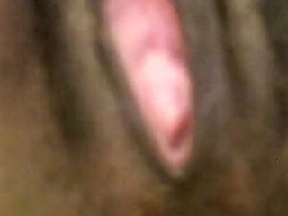 Squeezing My Boobs Rubbing My Big Black Pussy