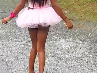 Slutty bitch outside