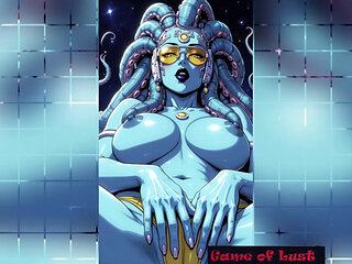 Gol Busty Alien Fantasy Animation