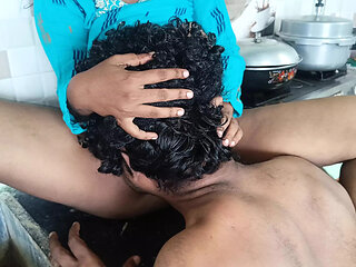 House maid fucking in kitchen slap