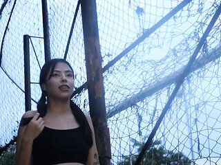 Vanessacoxxx Jogging Finds Slim Indian Stepsister - Amateur Blowjob & Doggystyle Fuck