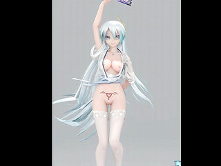 [mmd] Yanhe Qianzhan Erotic Ancient Style Hanfu Big Tits Shake the Pussy to Reveal the Succubus Pattern