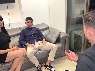 Degenerate Interviewer Pays Candidates To Strip And Fuck In His Office