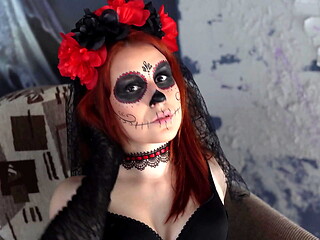 Haloween bride hard gangbang anal fuck