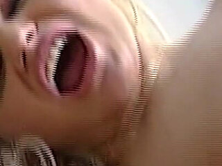 BBC Stretches Blonde Pussy Wide - Granny Eats Pussy