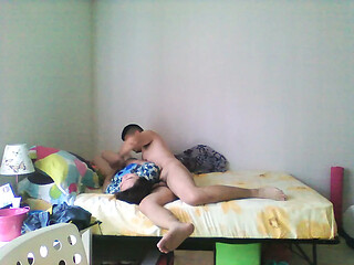 Submissive Chinese ex-gf gives a deepthroat blowjob in hotel room