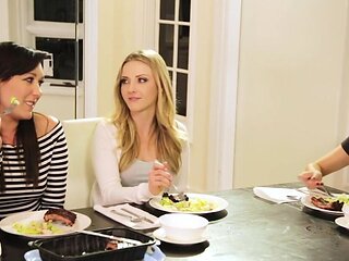 Multiple ogasms for the sneaky lesbian harlots