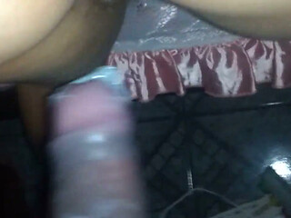 Picking up naughty girl in her friend's bed