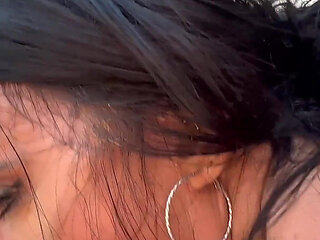 My POV with Horny Cock Sucker Abi James