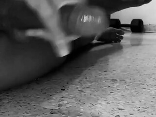 Monochrome BBC Stroking Session - Intense Handjob and Cum Black20one