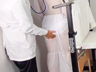 Cheating Groom Gets Creampied by Hotwife and Naughty Gynecologist