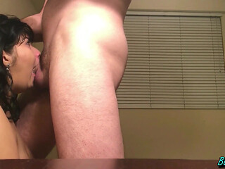 Dirty Whore Loves Getting Cock Shoved Down Her Throat & Gagging