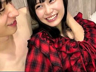 Amateur Japanese idol gets caught in a scandalous leaks her first time on