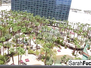 Car Jacker Sarah Jessie follows the guy to the Hotel room to