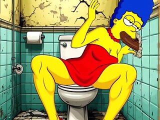 Marge Loves to Fuck Everyone But Homer! - 2D Cartoon Simpsons