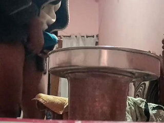 Morning time Stand-up Crust show at hornyer masterbating