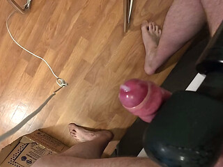 Playing With Vibrator and Cumming 2 (Plus Bonus Piss In Mouth)